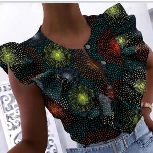 The Zari Flutter Top