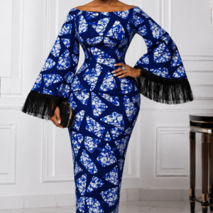 Midnight Royale Fringe Dress