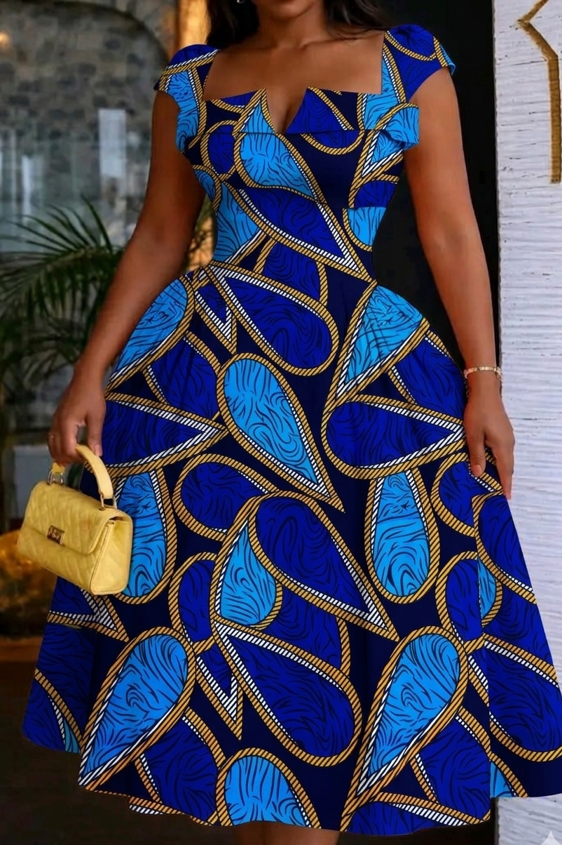 blue dress 3front